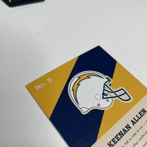 2013 Score Hot Rookies Retail San Diego Chargers Football Card #5 Keenan Allen!! - Picture 7 of 8